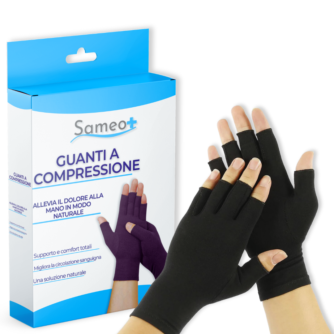 Guanti a compressione anti-dolore - Nero | Sameo™
