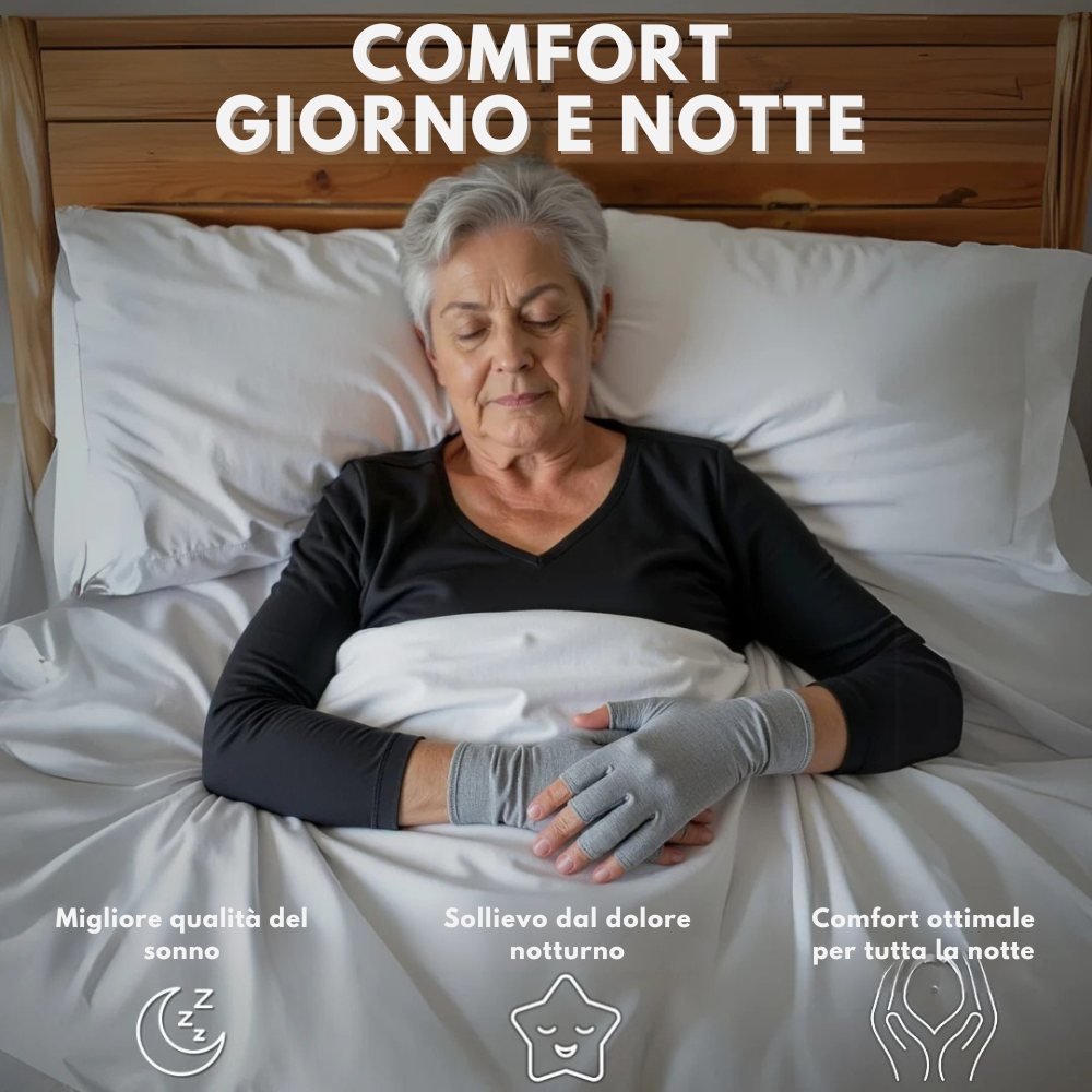 Guanti a compressione anti-dolore Bambù | Allevia l'osteoartrosi e l'artrite
