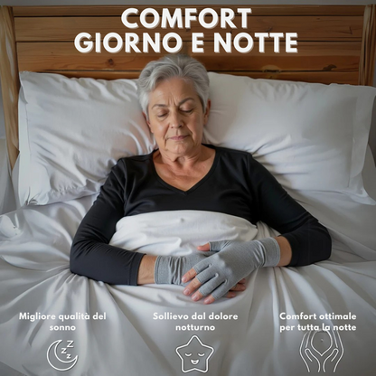 Guanti a compressione anti-dolore Bambù | Allevia l'osteoartrosi e l'artrite
